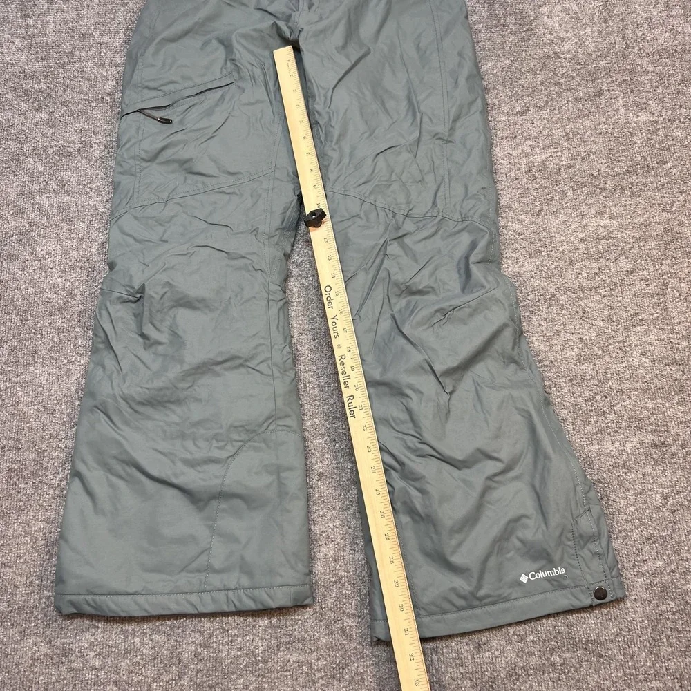 Columbia Bugaboo Omni-Tech Snow Pants Mens Medium Gray Waterproof Insulated Ski - Picture 9 of 13
